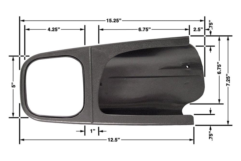 CIPA 11500 Custom Towing Mirror - Ford, Pair