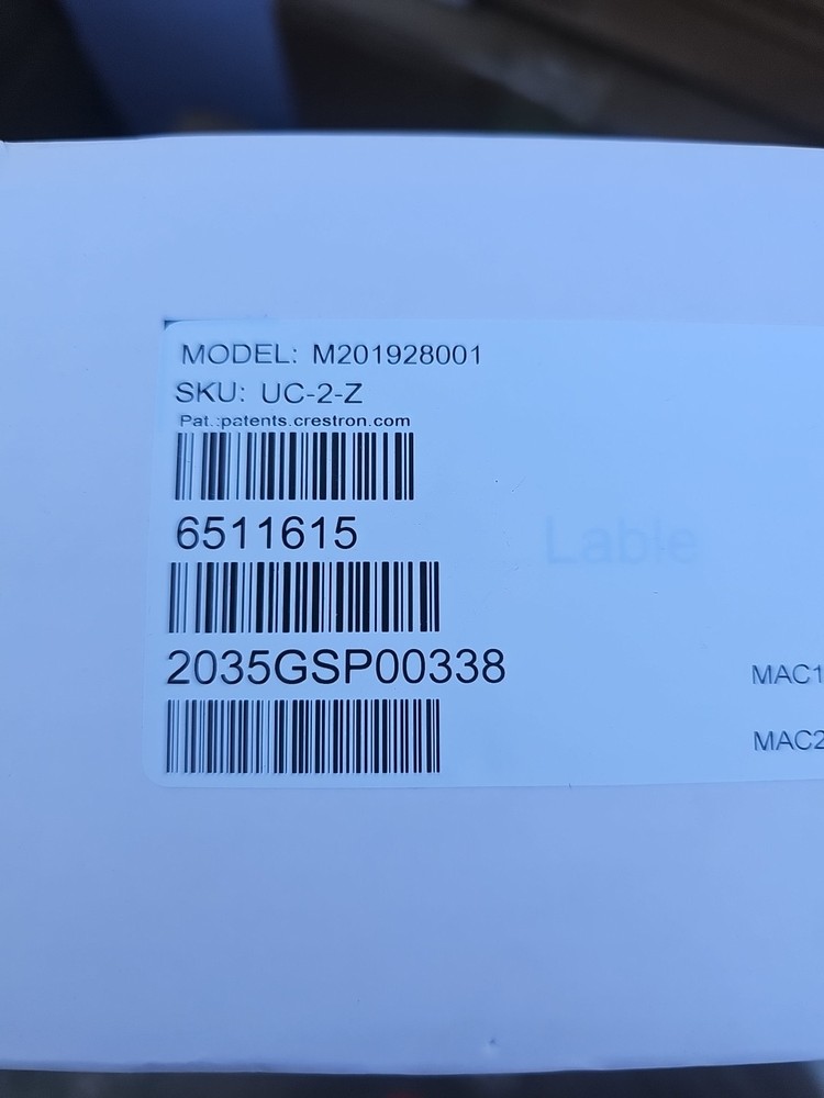 Crestron UC-2-Z Flex Tabletop Zoom Audio Conference System