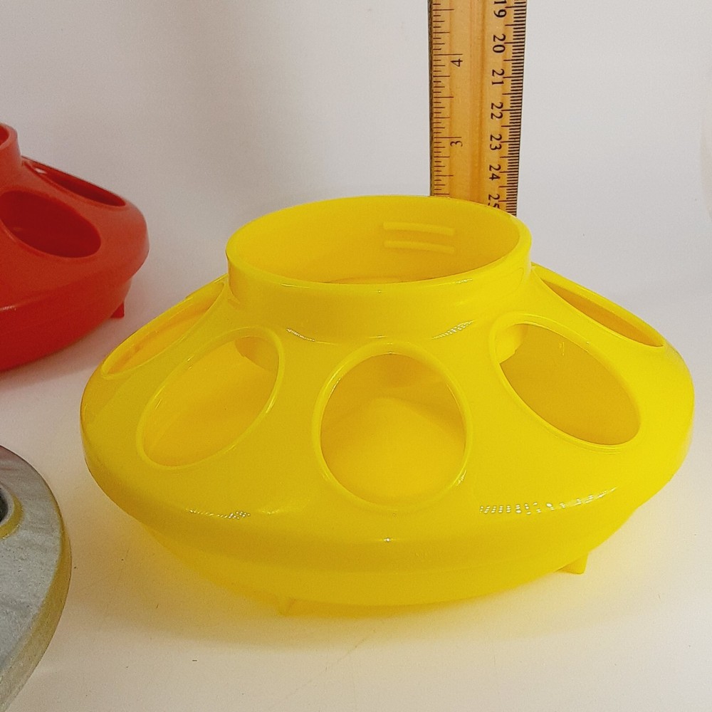 1 Galvanized Chick Feeder 2 Plastic = 3 Rustic Decor Farmhouse for Mason Jars