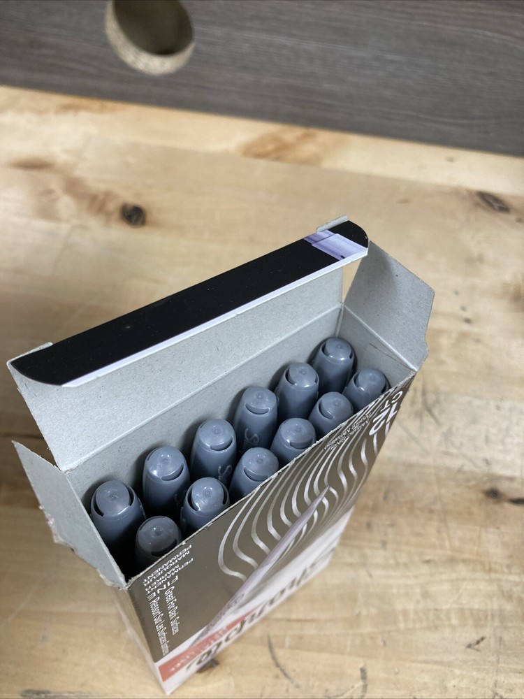 Sharpie Metallic Permanent Markers, Fine Point, Silver, 12 Count New