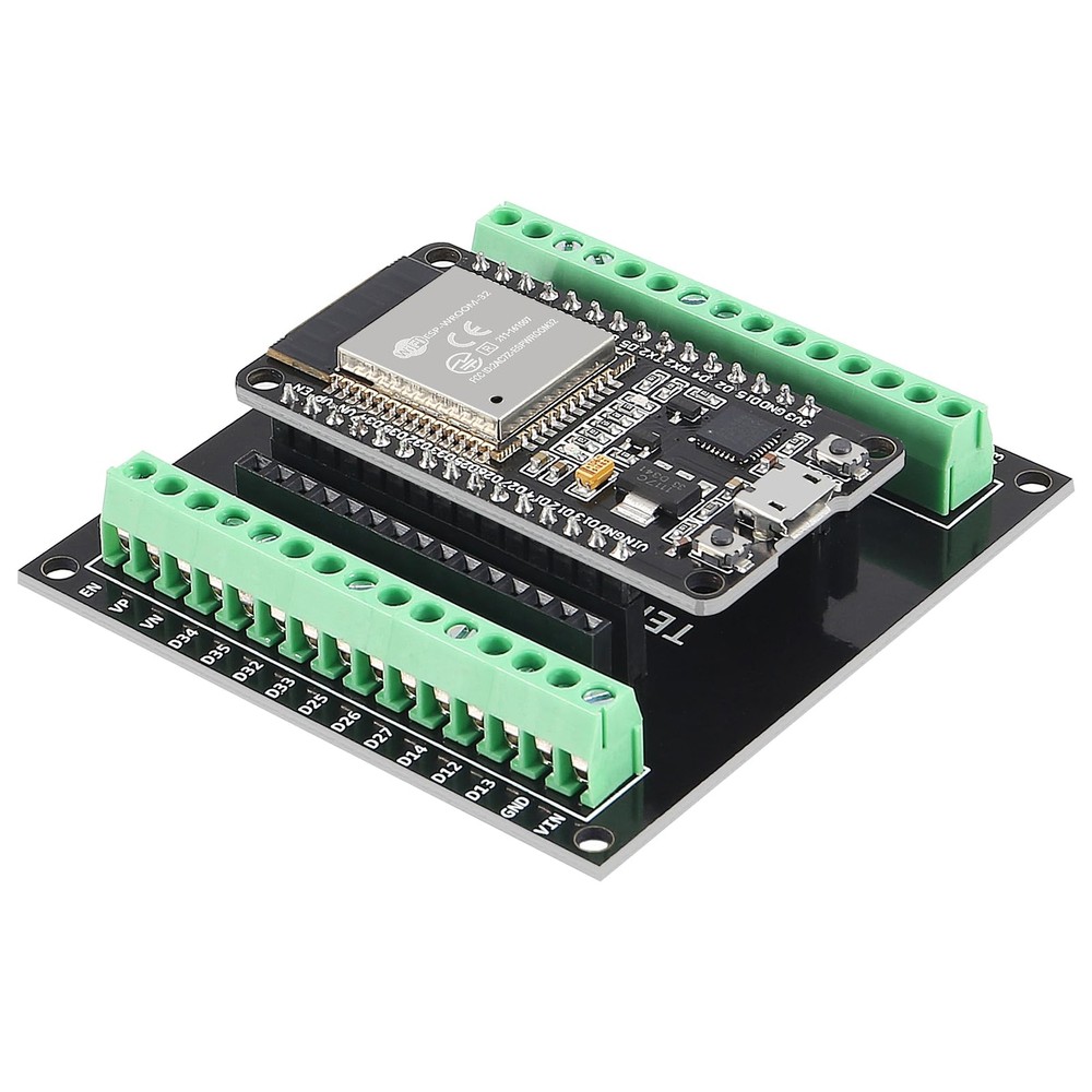 3 Sets ESP32-WROOM-32S Development Board with Breakout Board Shield Terminal