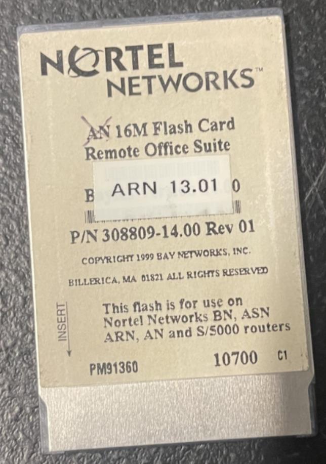 Nortel Networks 308809-14 16M Flash Card Remote Office Suite