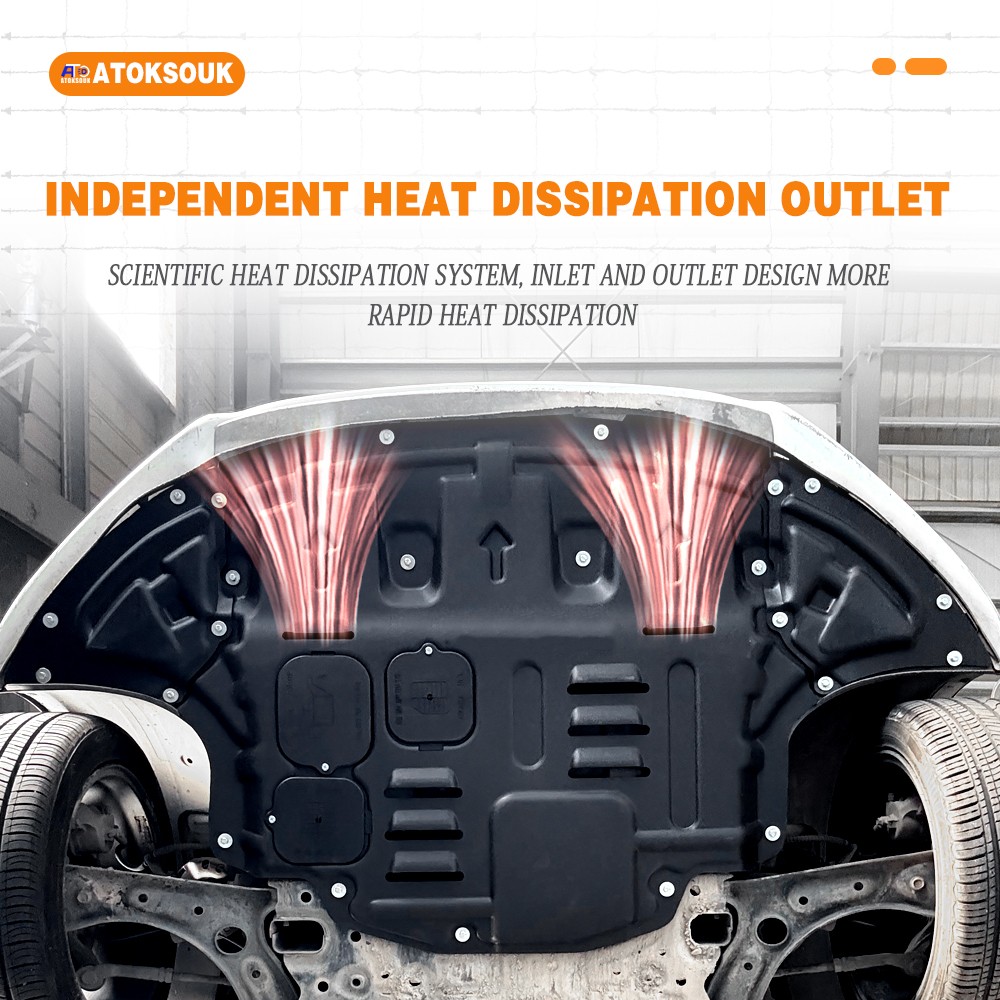 2Pcs For Audi Q5 2009-2017 Under Engine Splash Guards Front Engine Mud Flaps