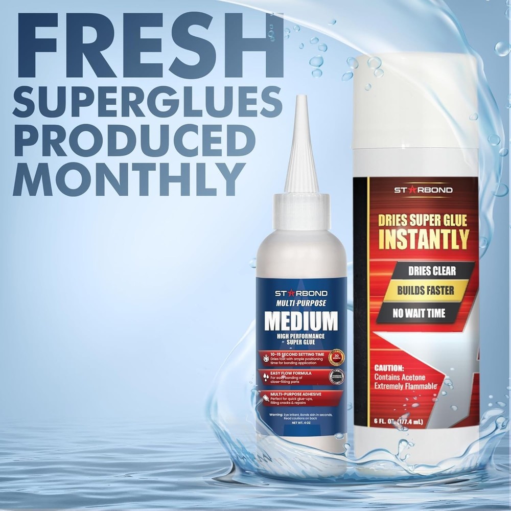 Medium CA Glue Bundle - Professional Woodworking Kit