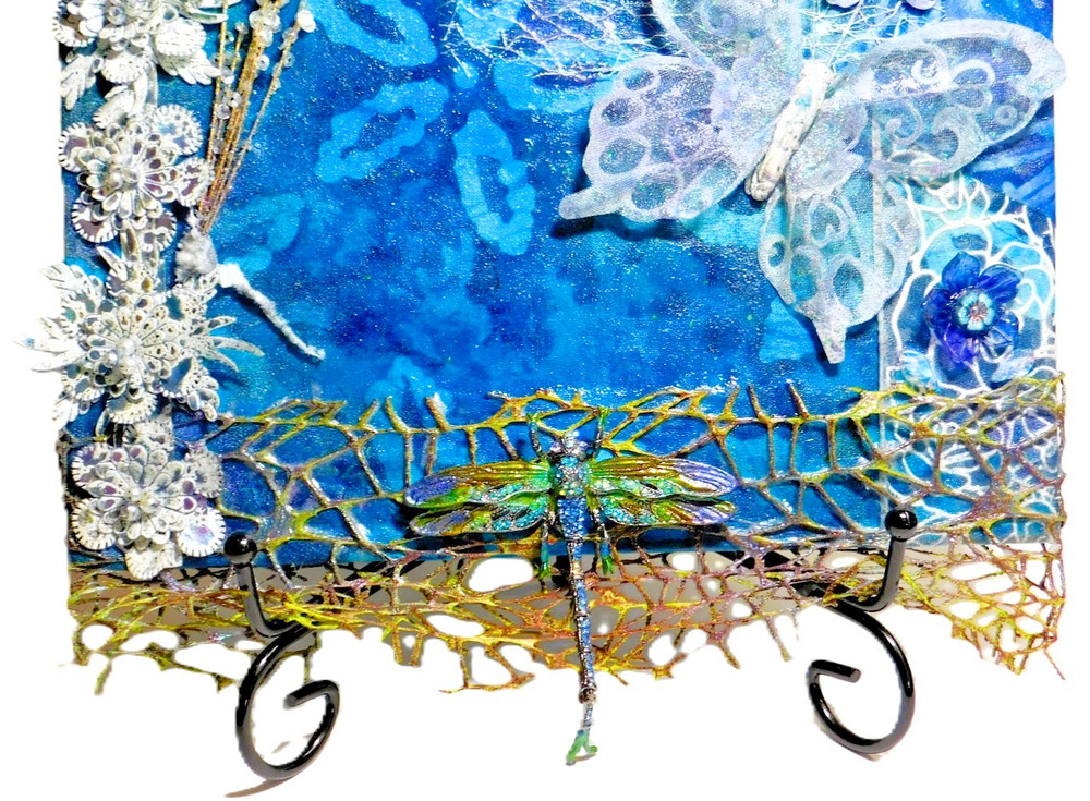 Unique Mixed Media Hanging Art Boards