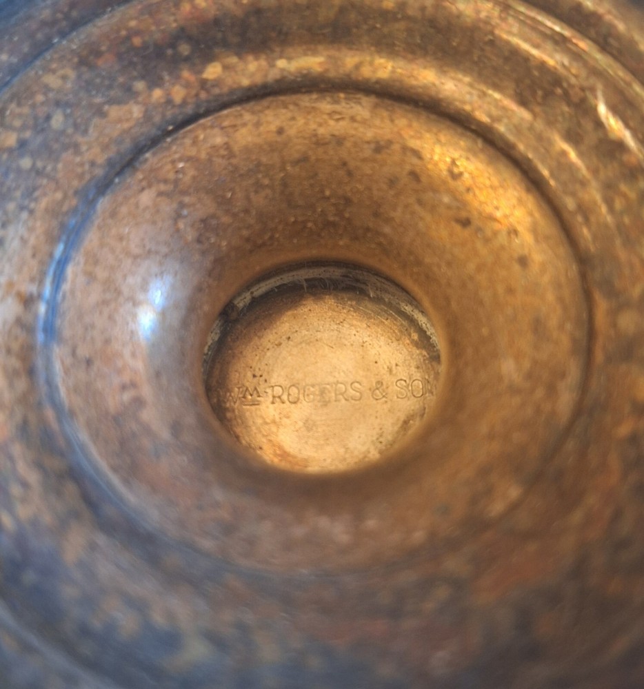 Wm. Rogers & Son Silver Plate Brandy Snifter Cordial Footed Cup