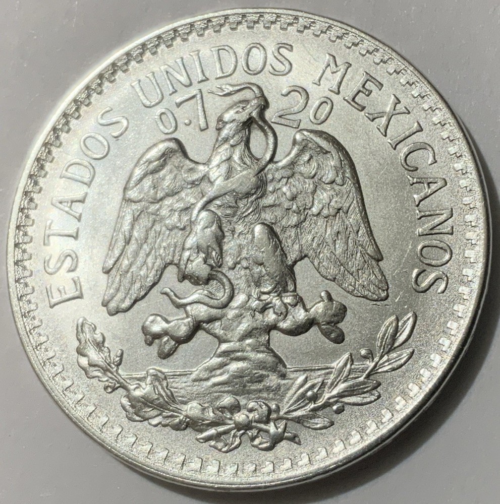 1939 Mexico 50 Centavos KM-447 - Silver