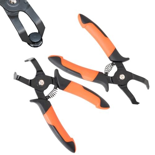2 PCS Push Pin Pliers Set Auto Panel Clip and Trim Removal Tool Includes 30