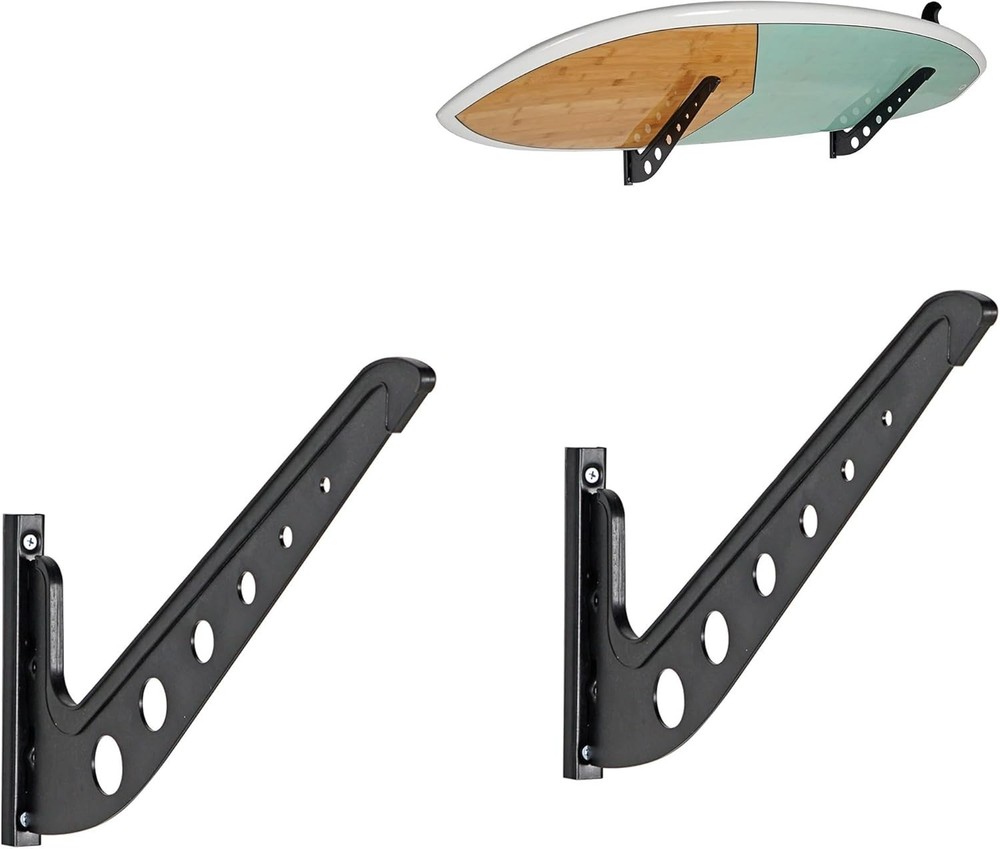 Multi Board Surf Rack Wall Mount for Surfboard, Wakeboard, Snowboard Storage,...