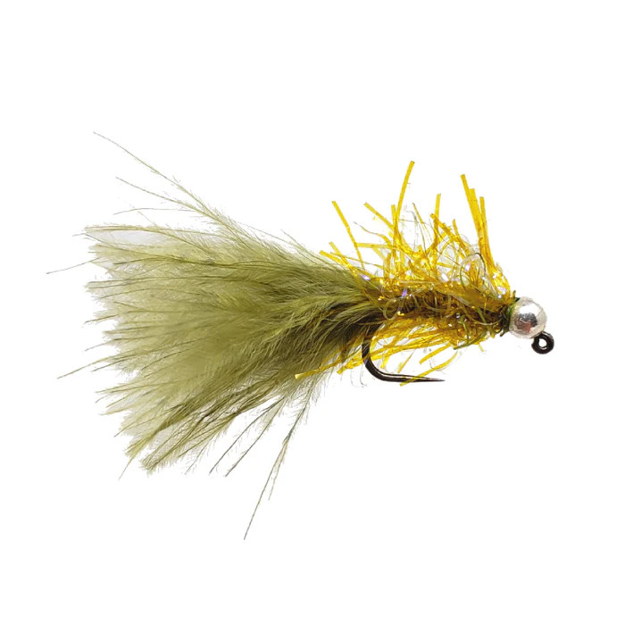 Tungsten Flash Jig Micro Bugger - Fly Fishing Flies (1 pc)