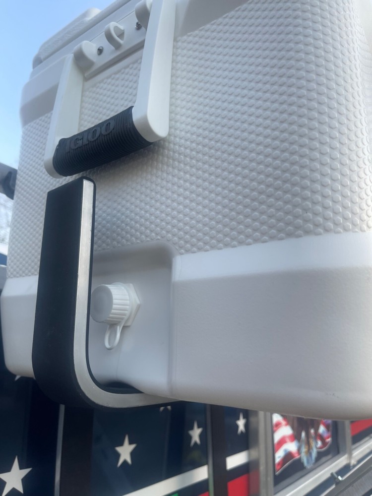 Pontoon Boat 18 Super Cooler Solution with Storage Rack