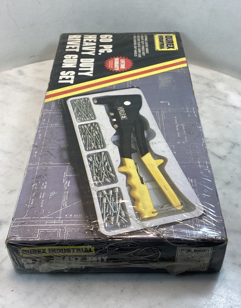 DUREX Industrial 60 Pc. Heavy Duty Rivet Gun Set