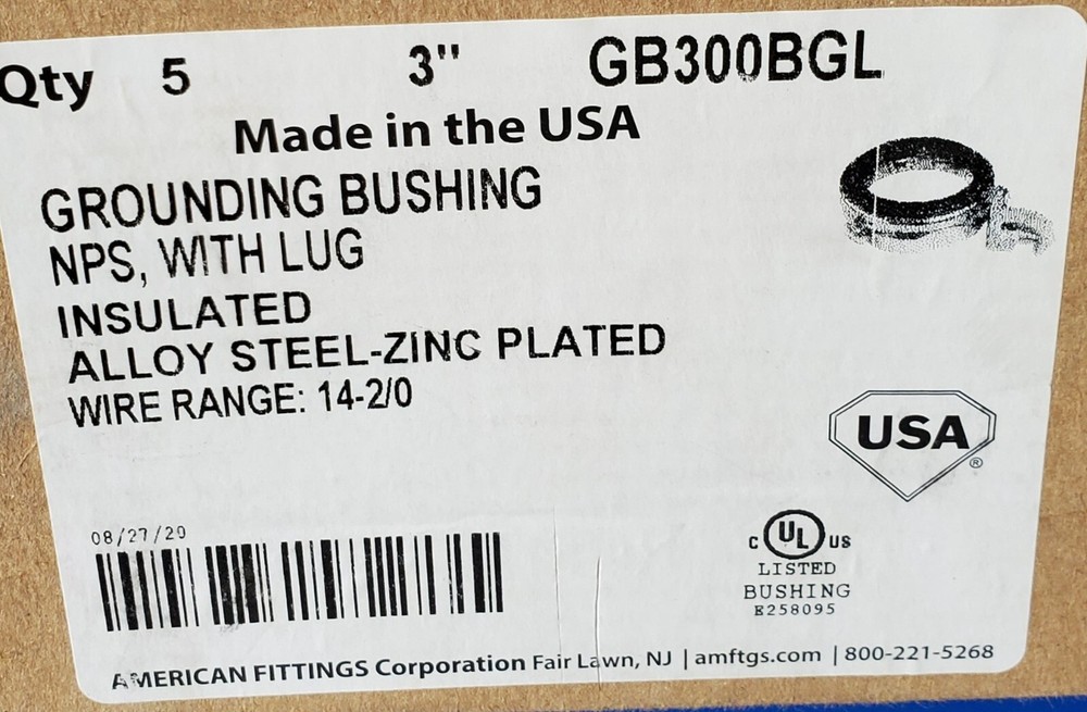 3 inch ground bushing GB300BGL