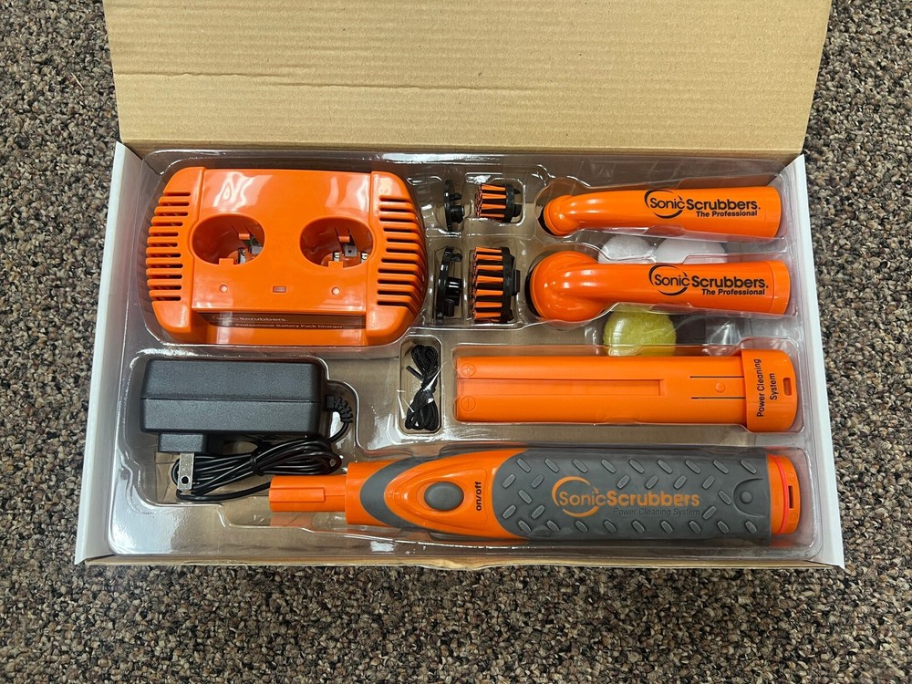Sonic Scrubber Professional Kit with Rechargeable Battery