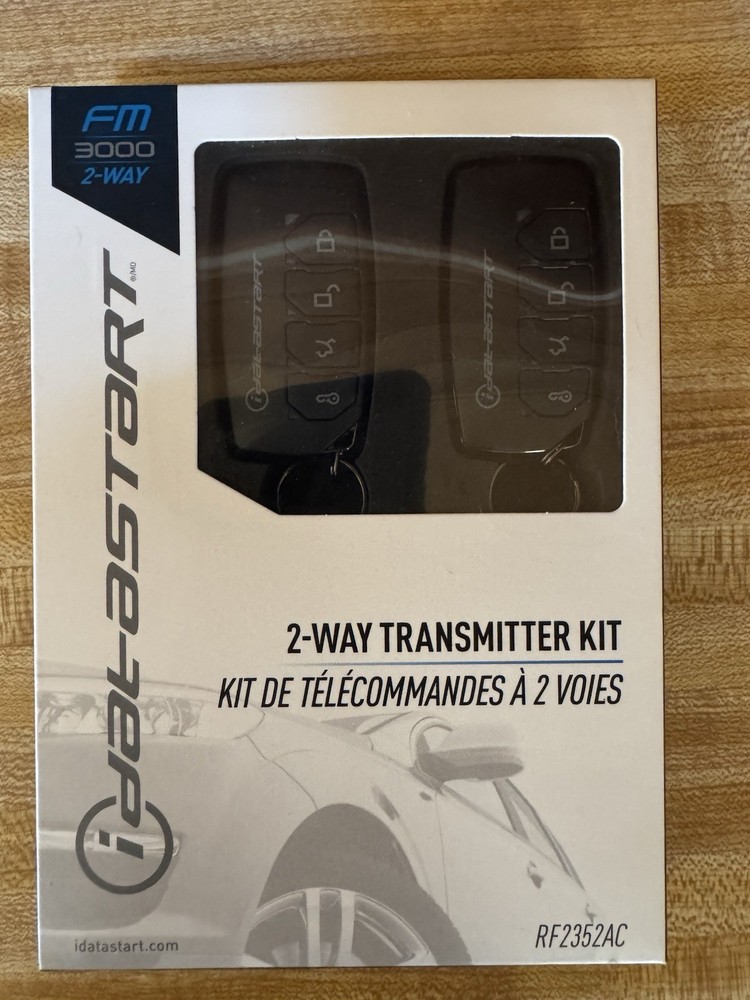 iDatastart remote start CMHCXAO Control Module & RF2352AC 2-Way Transmitter Kit
