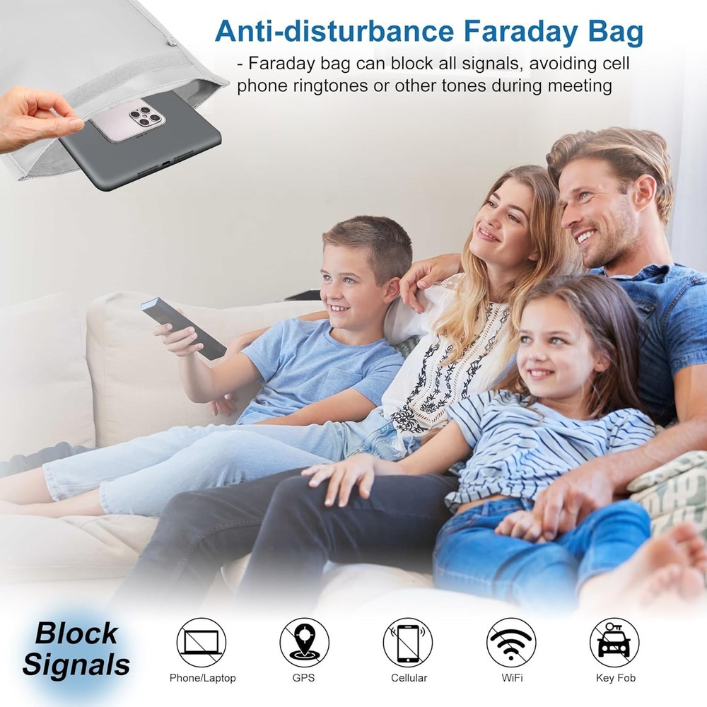 Waterproof and Fire-Resistant Signal-Blocking Storage Bag