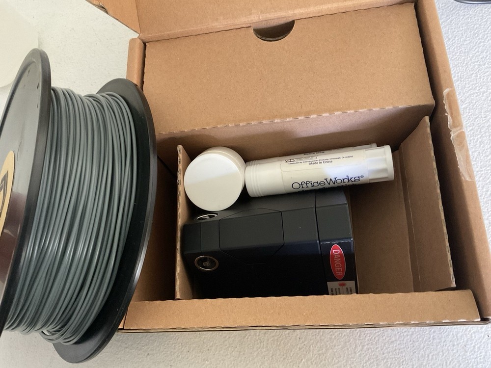 Flux Delta 3D Printer Older Version With Filament & Drawing Tool READ