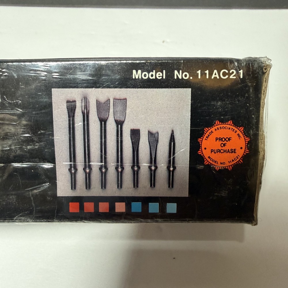 7 Piece Air Chisel Set Air Force Power Tools