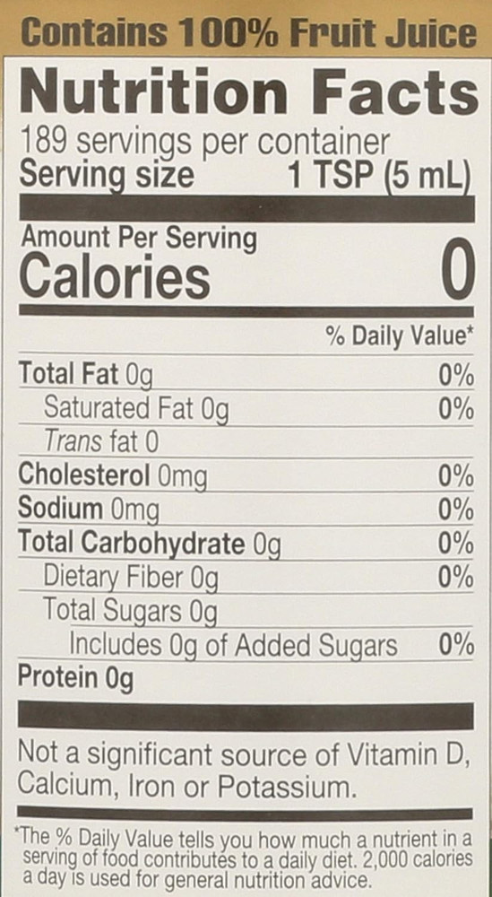 Juice Pure Lemon Organic, 32 Oz