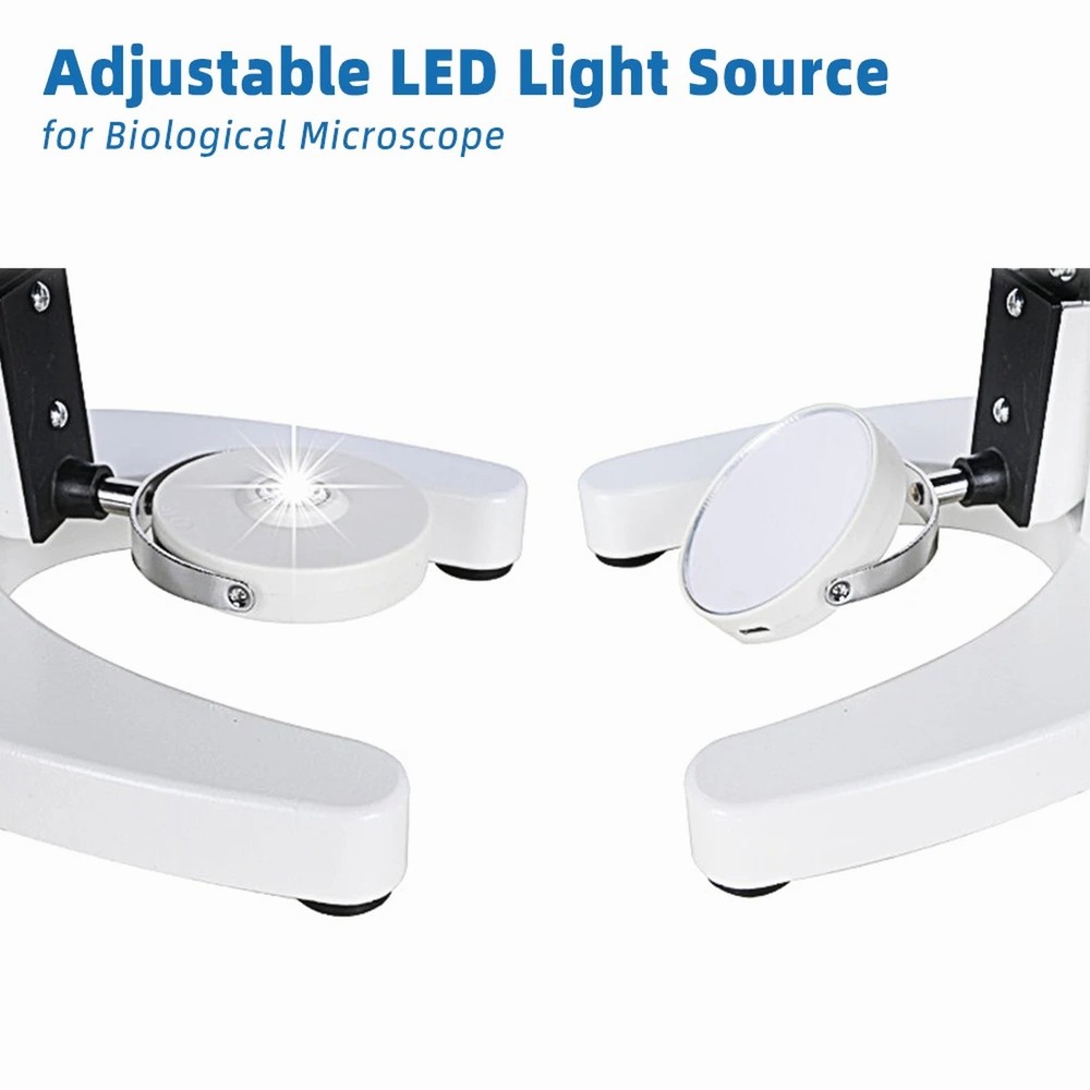 Adjustable LED Light Source for Biological Microscope – 5V USB Lamp