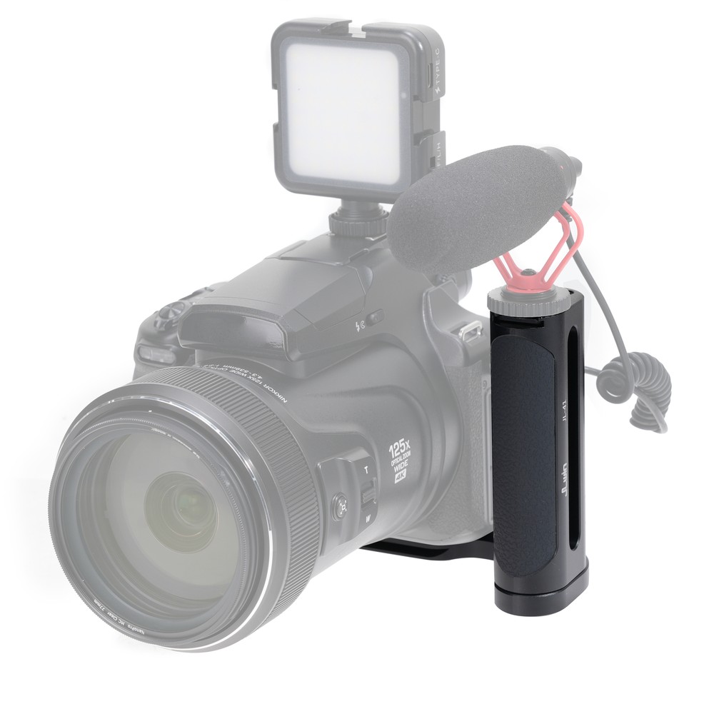 2nd Gen Universal Side Handle Grip + Arca Plate for DSLR Mirrorless Camera
