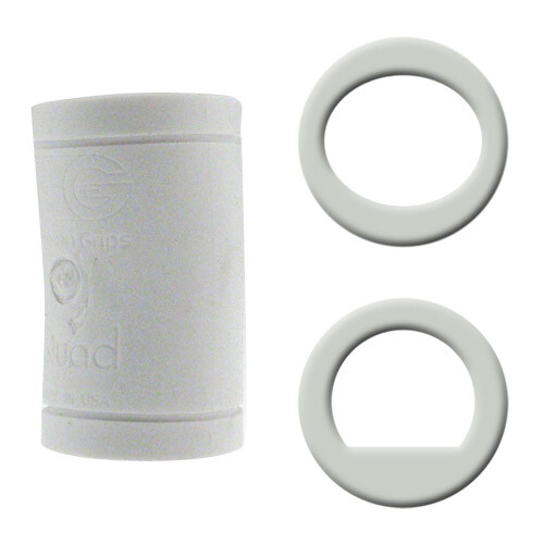 (10 Pack) Turbo Grips Bowling Finger Inserts Quad Classic White Choose size!