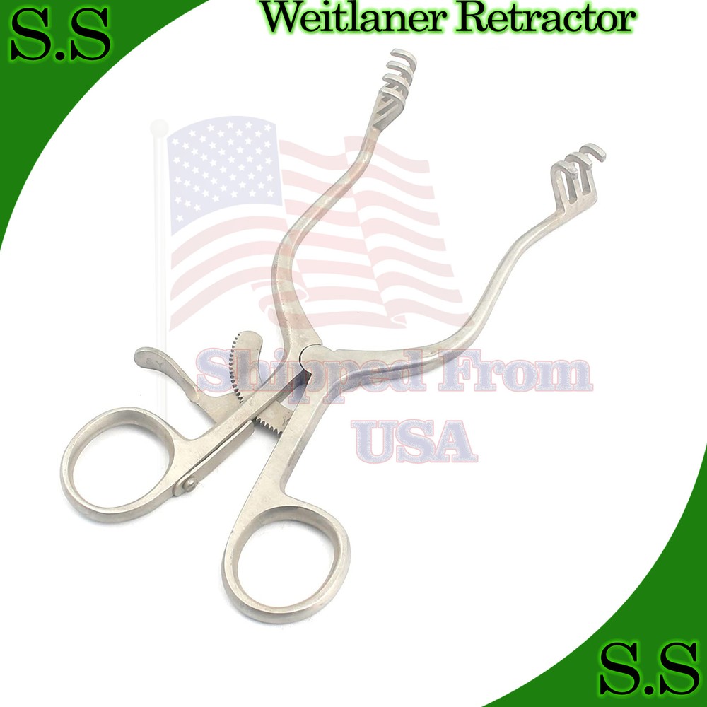 Weitlaner Retractor 5.50" 3x4 Prong BLUNT