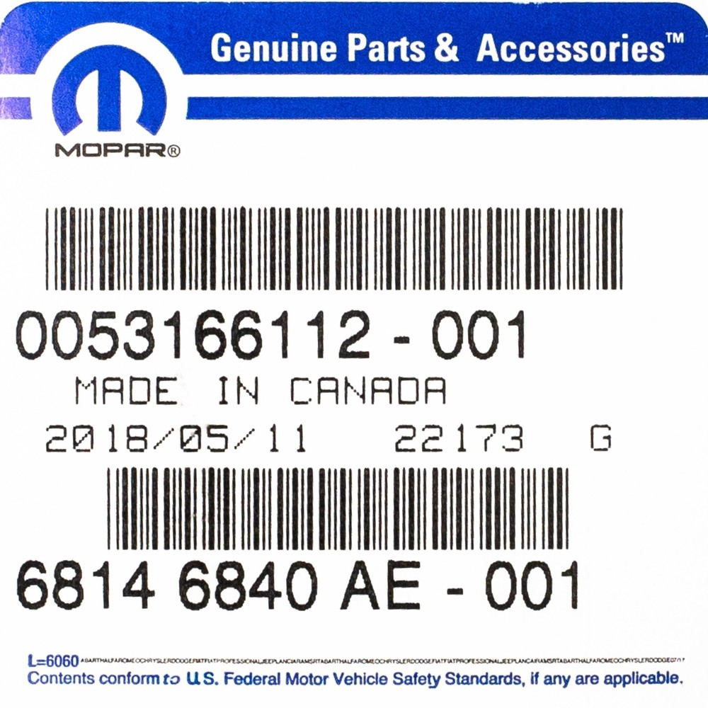 12-16 DODGE DART RADIATOR CORE SUPPORT SIGHT SHIELD SPLASH COVER PANEL OEM MOPAR