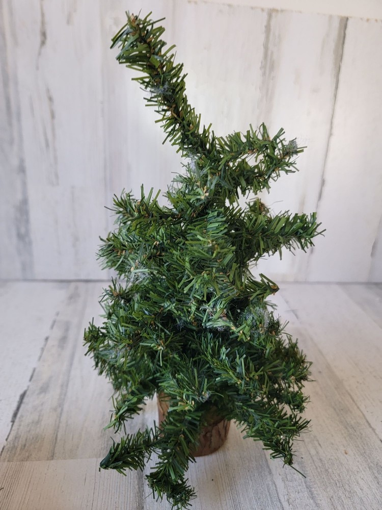 Mini Christmas pine tree xmas home decor green