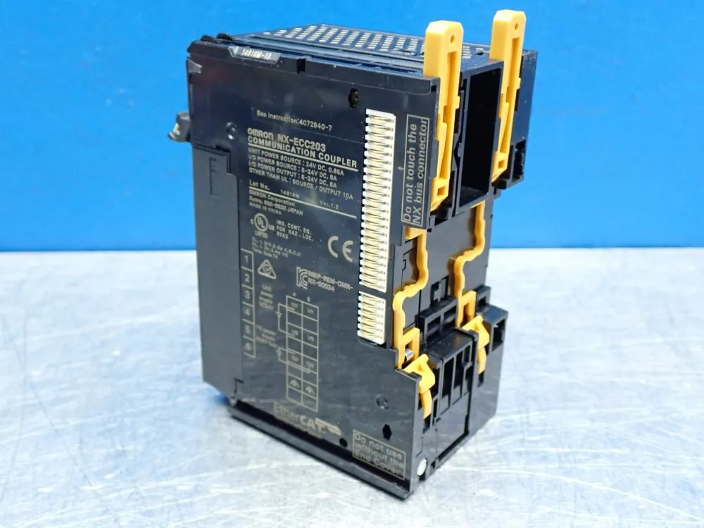 OMRON NX-SERIES ETERCAT COUPLER UNIT NX-ECC203