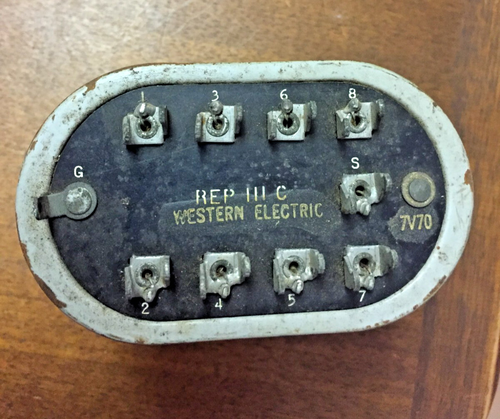 Vintage Western Electric 111C repeat coil.