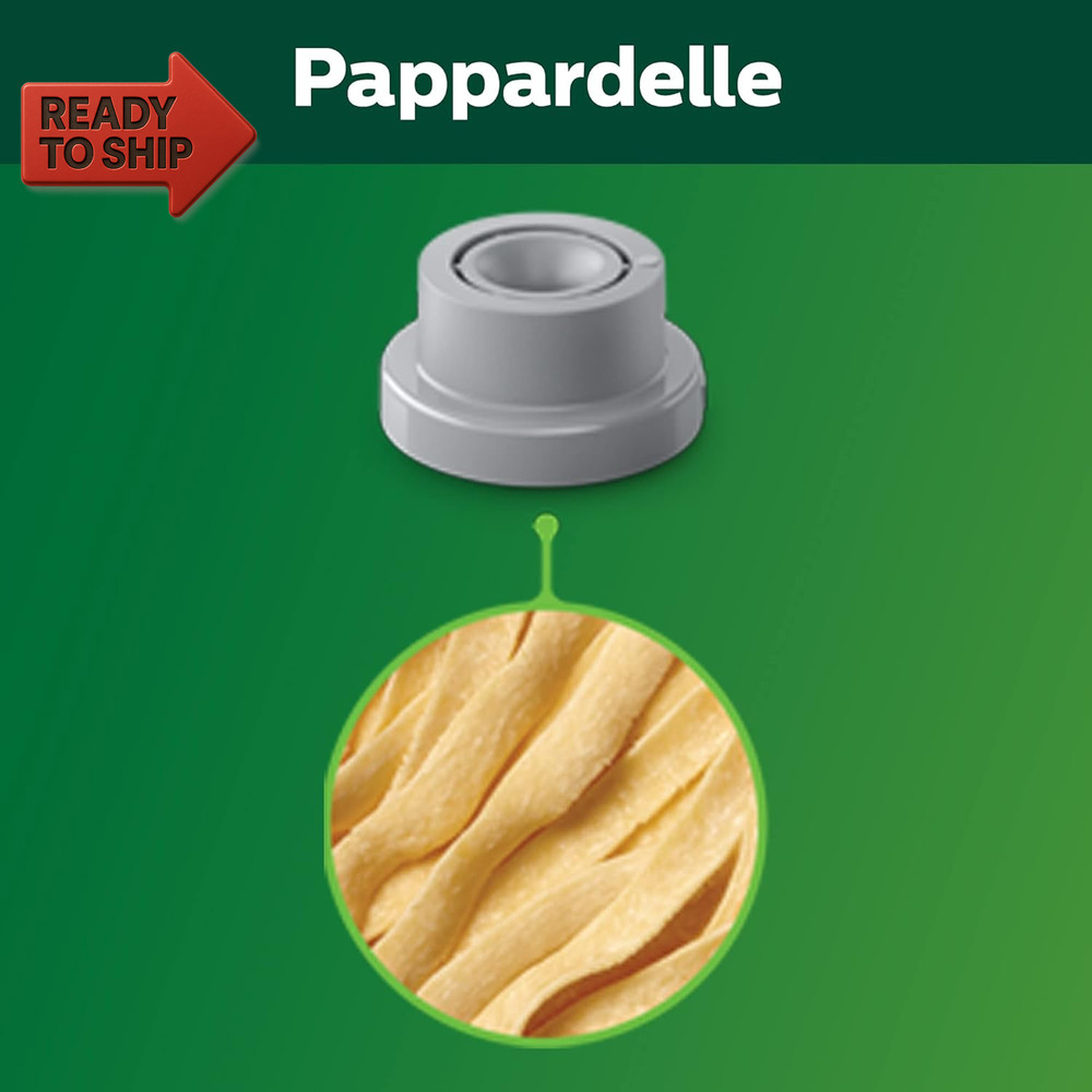 Kitchen Appliances Philips Compact Pasta Maker 4-In-1 Accessory Shape Kit, Papp