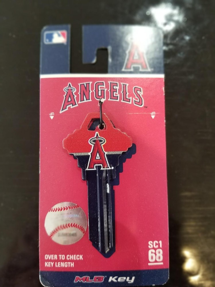 MLB ANAHEIM ANGELS SCHLAGE SC1 KEYBLANK - READ DETAILS BELOW