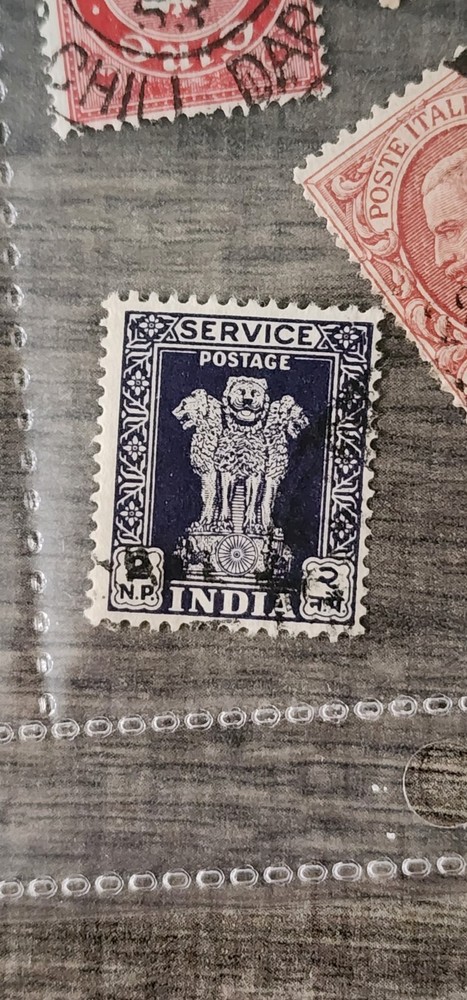 India Foreign 2 NP Stamp Used - #A933