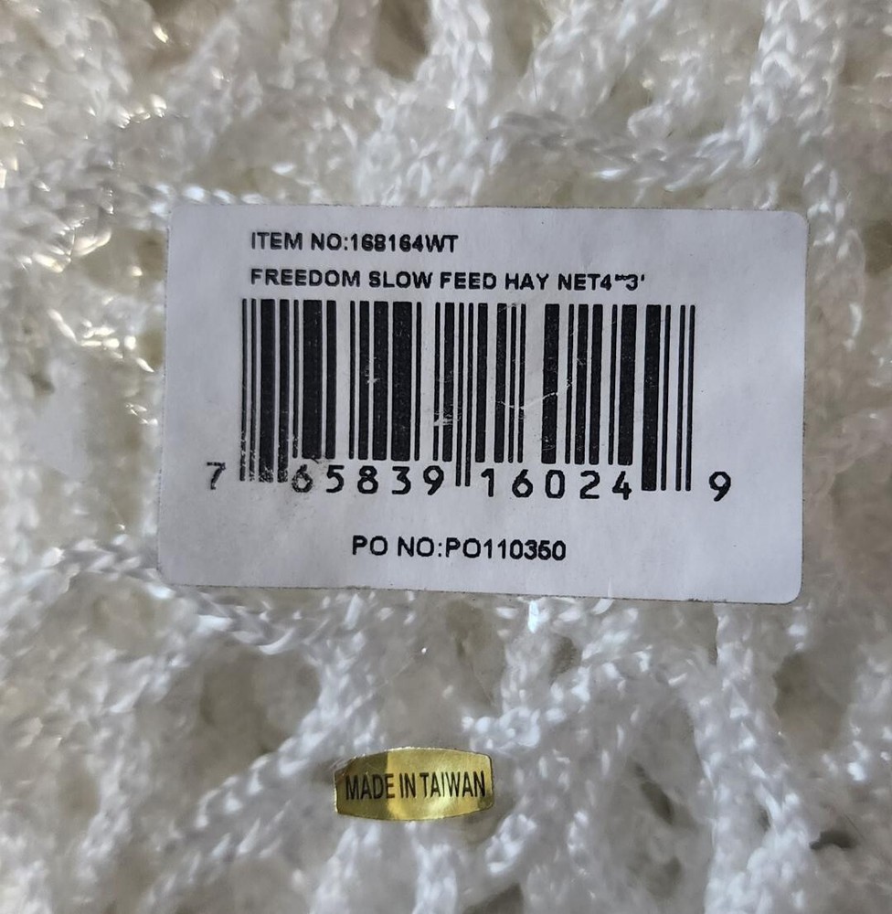 Freedom Slow Feed Hay Net bag 4*3 Formay