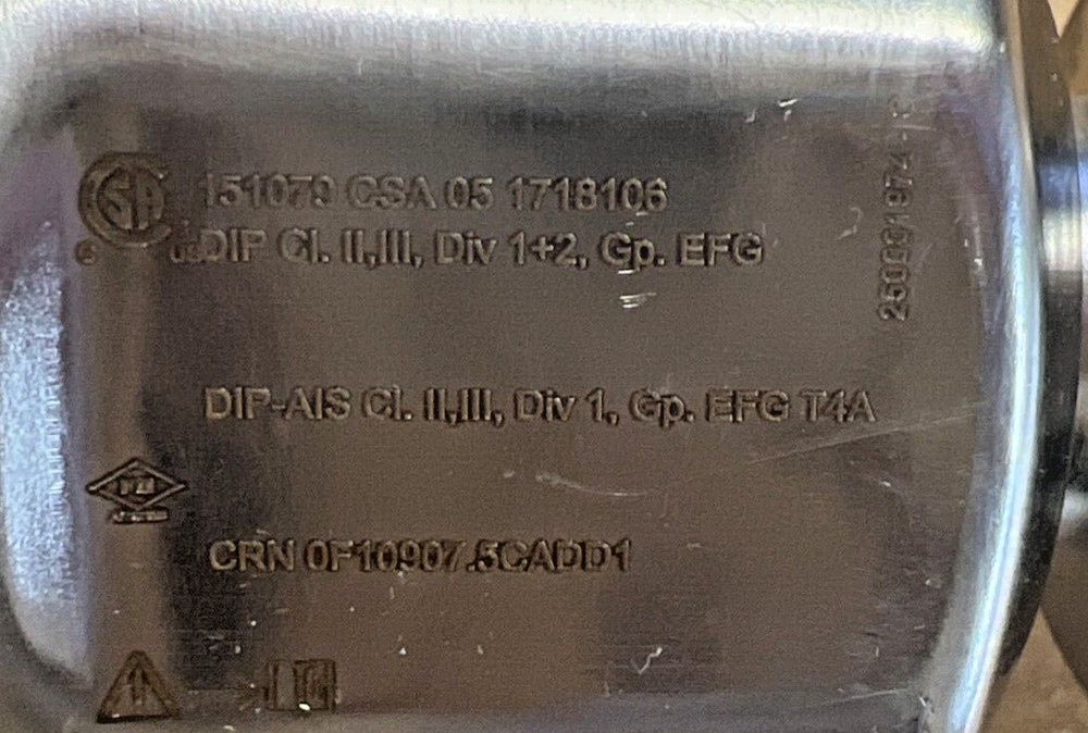 Endress + Hauser FTM50-DGJAA4A73AA Vibronic Point Level Detection Soliphant