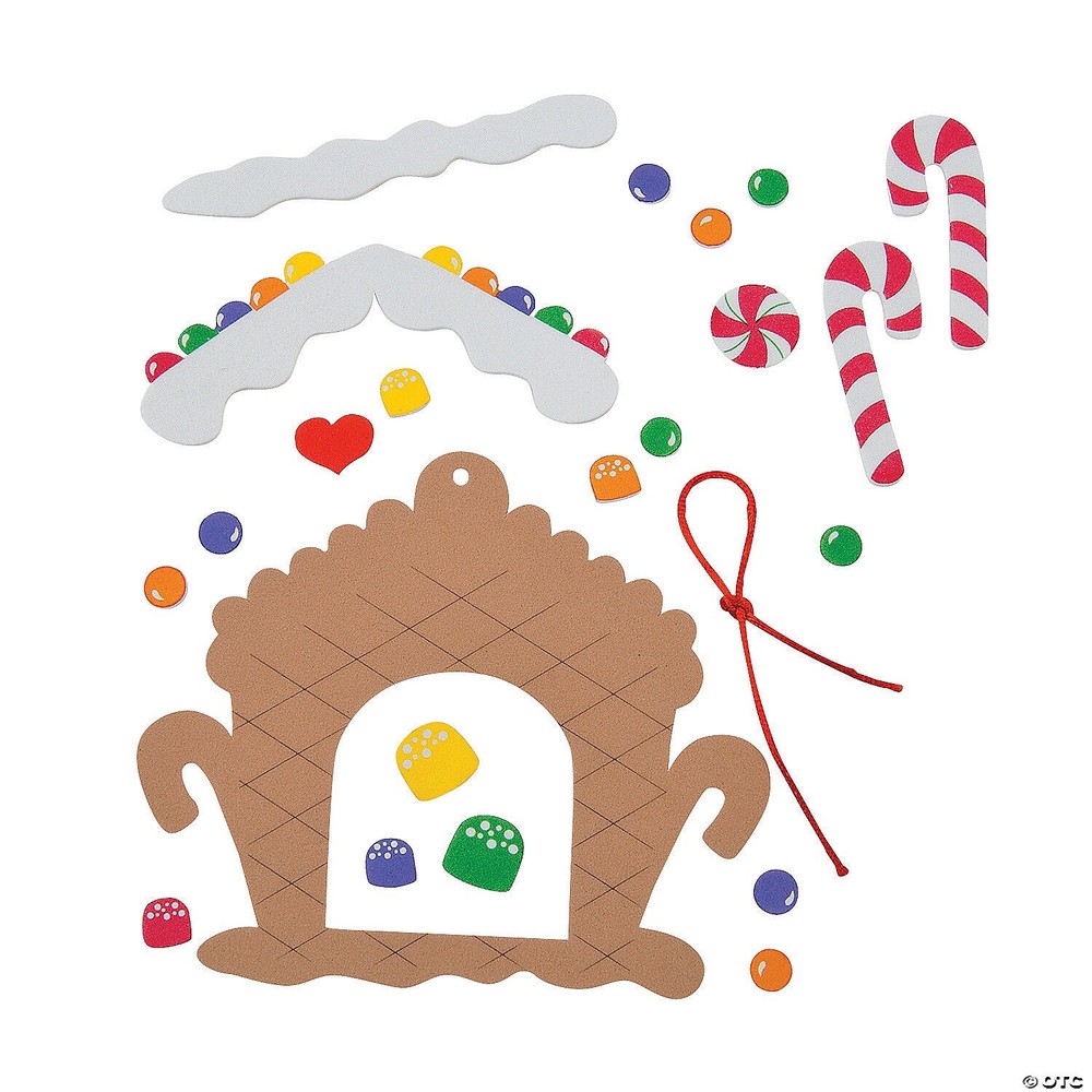 Gingerbread Photo Ornament Craft Kit