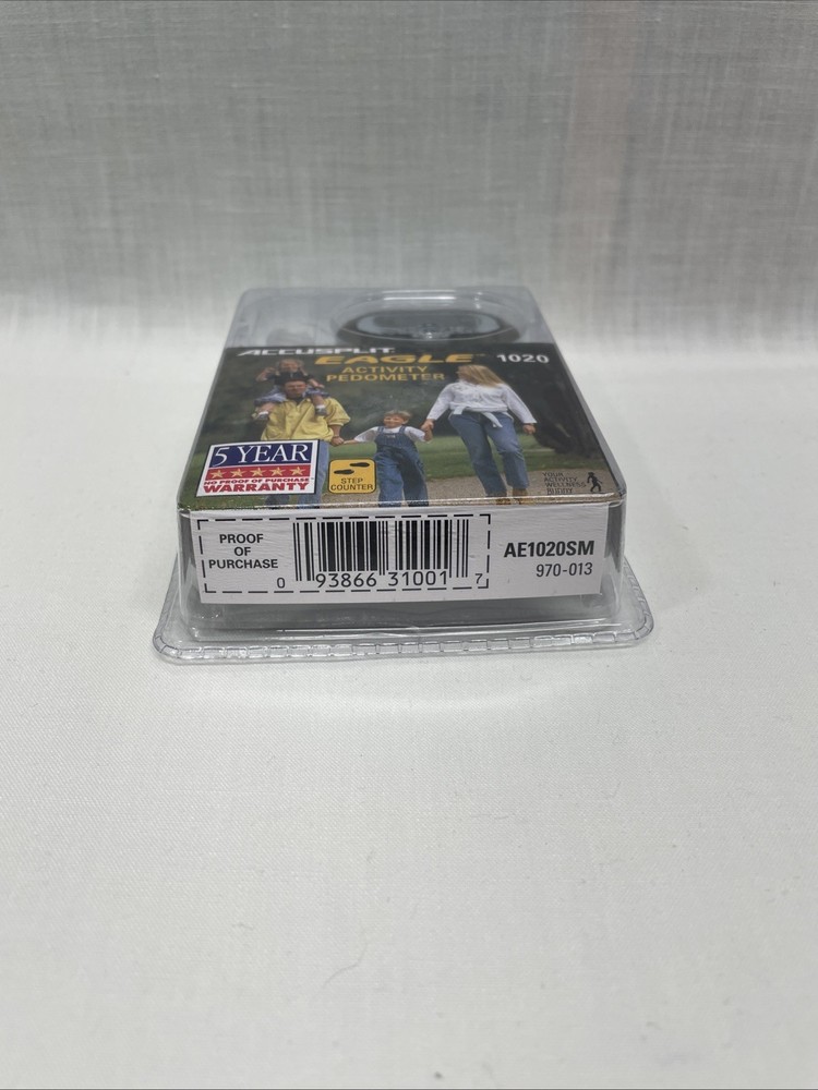 Accusplit Eagle AE1020SM Activity Pedometer - New - Sealed
