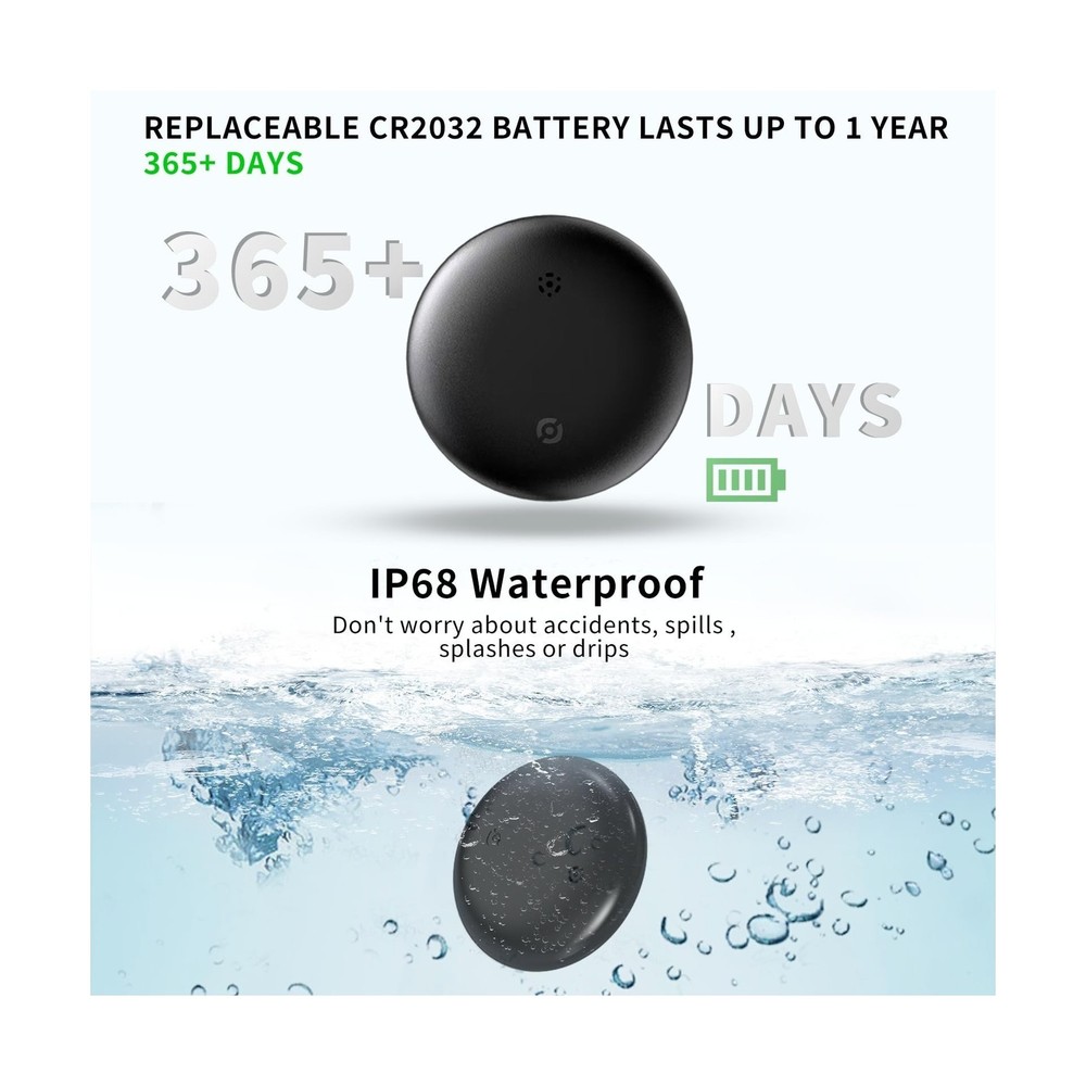 2 Pack GPS Tracker for Vehicles, Works with Android & iOS Apple Fin... Fast Ship