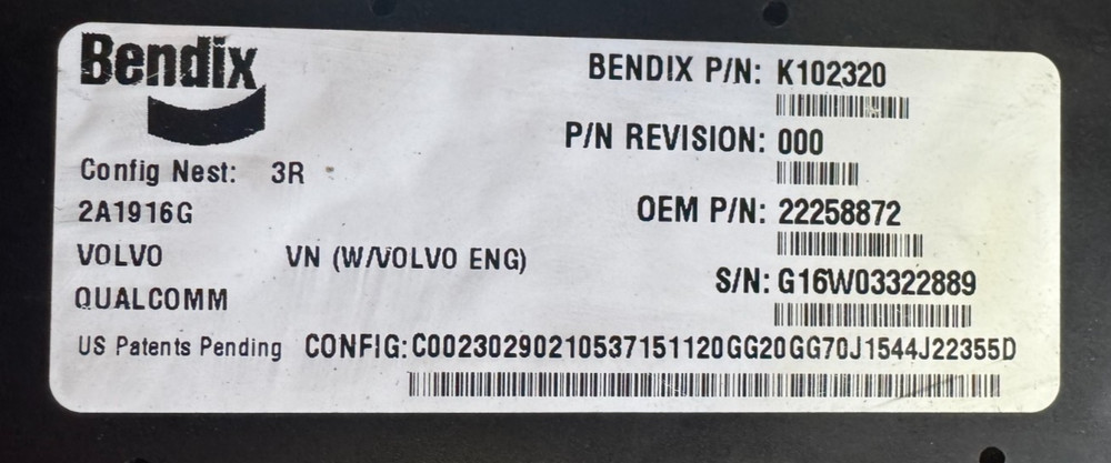 Genuine Volvo Control Module 22258872