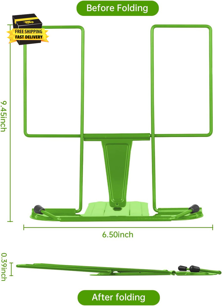 Book Stand for Reading, Adjustable Reading Rest Book Holder, Documents Holder, S