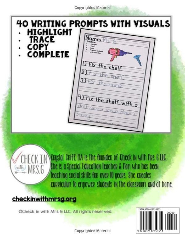 Sentence Writing Workbook: sentence writing practice for kids 5-7, grades 1-2...