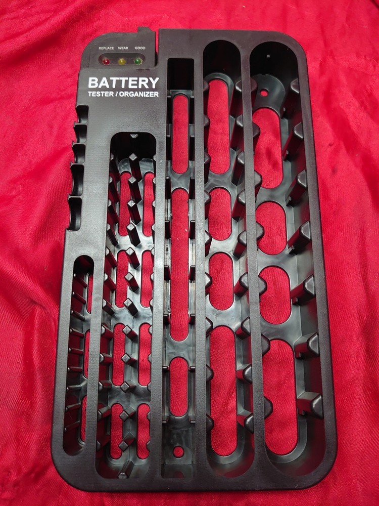 BATTERY Organizer Rack Black