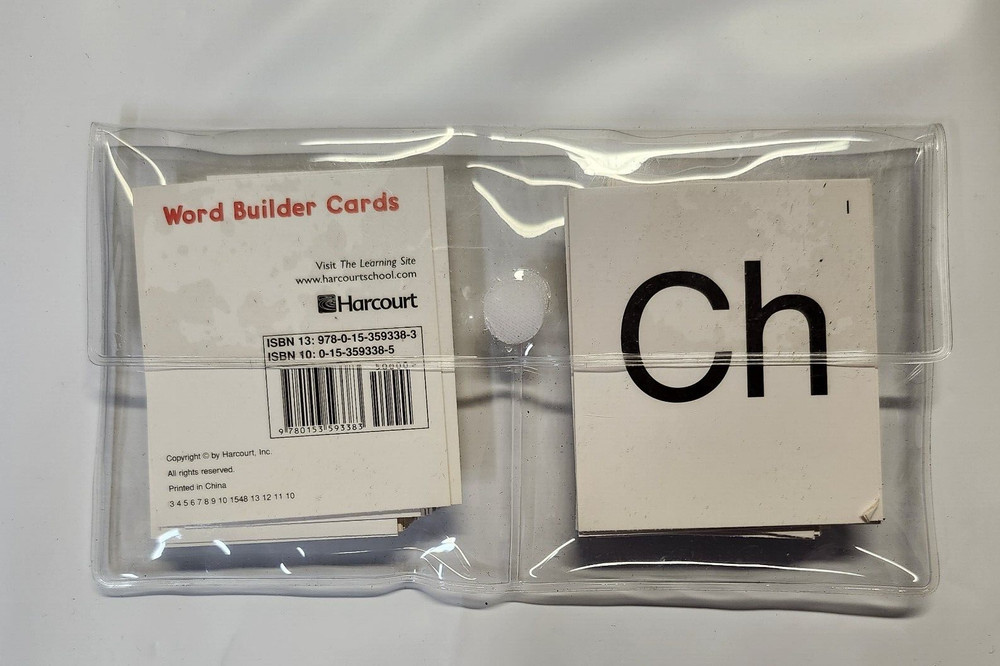 WORD BUILDER CARDS from, Harcourt / New Sealed