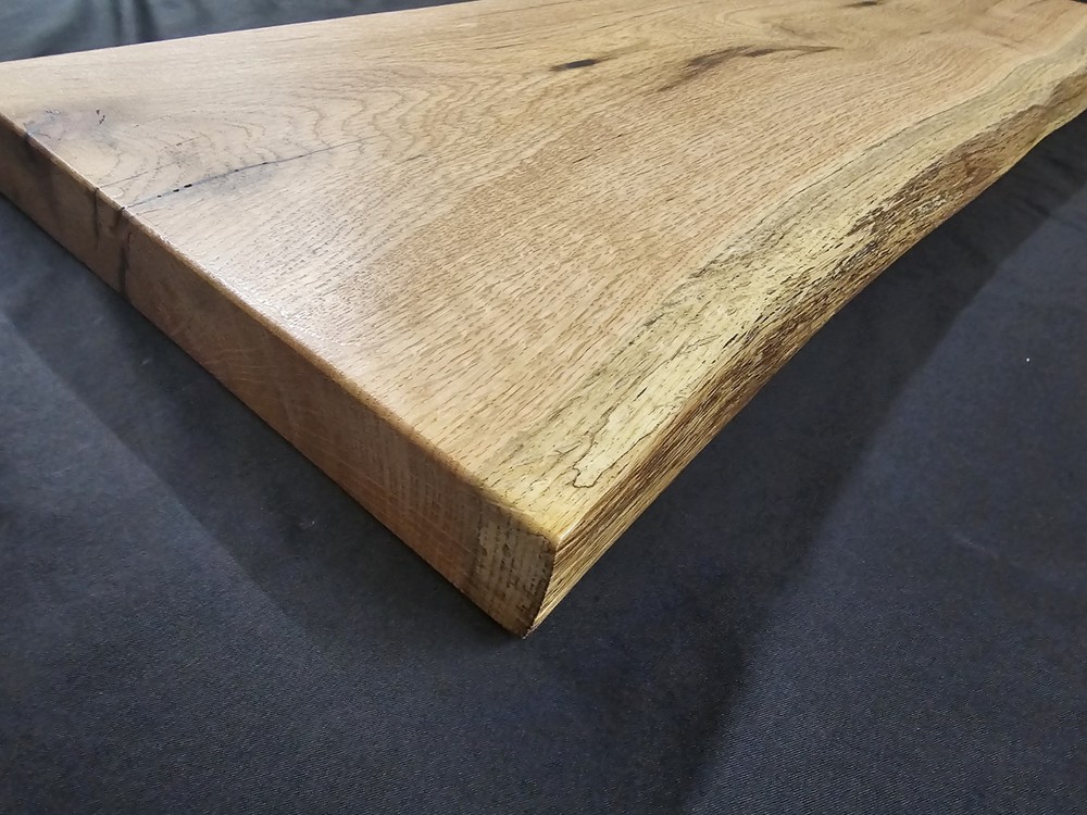 Live Edge Red Oak With Black Epoxy #RO12