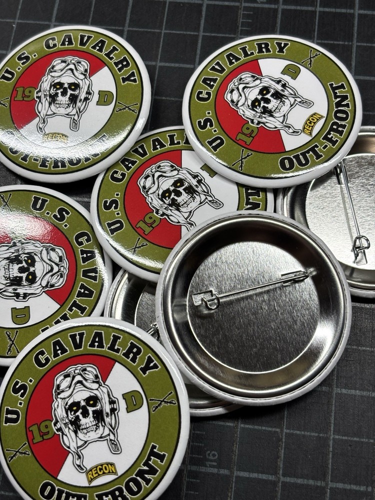 US Cavalry Pin, Recon, US Cavalry