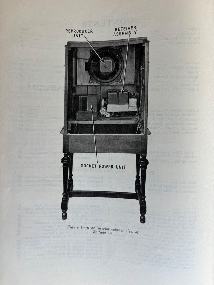 1929 RCA RADIOLAS 44 & 46 SERVICE NOTES 36 PAGE BOOKLET DATA INSTRUCTION TESTS++