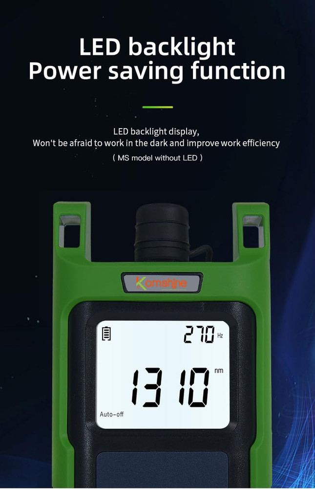 Reliable 1310/1550Nm Optical Fiber Light Source KLS-35-MS for Precise Testing