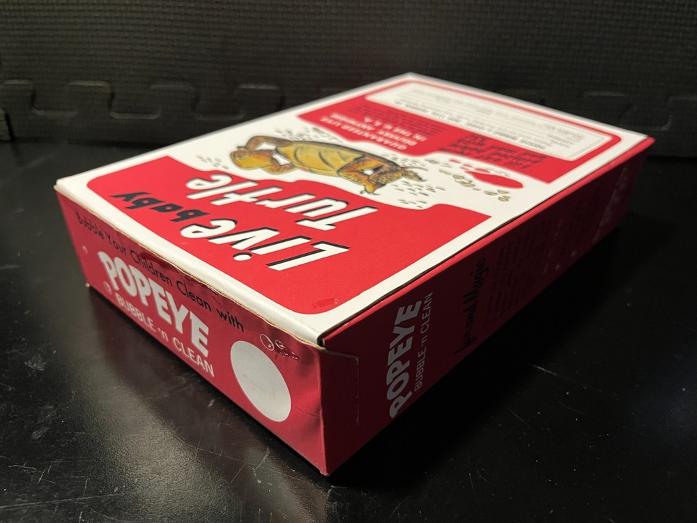 Popeye Bubble n Clean - Empty custom design display box