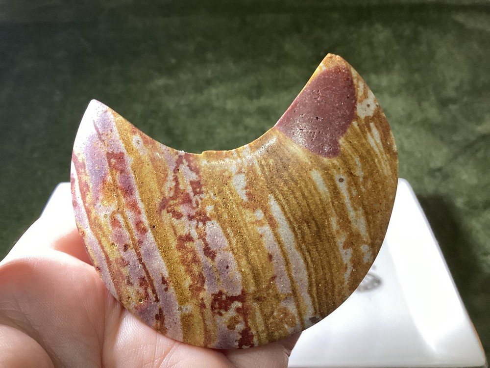 Crystal Rainbow Stone Moon